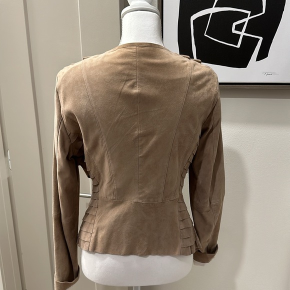 Hugo Boss Orange Suede Jacket sz 6 - Picture 2 of 4